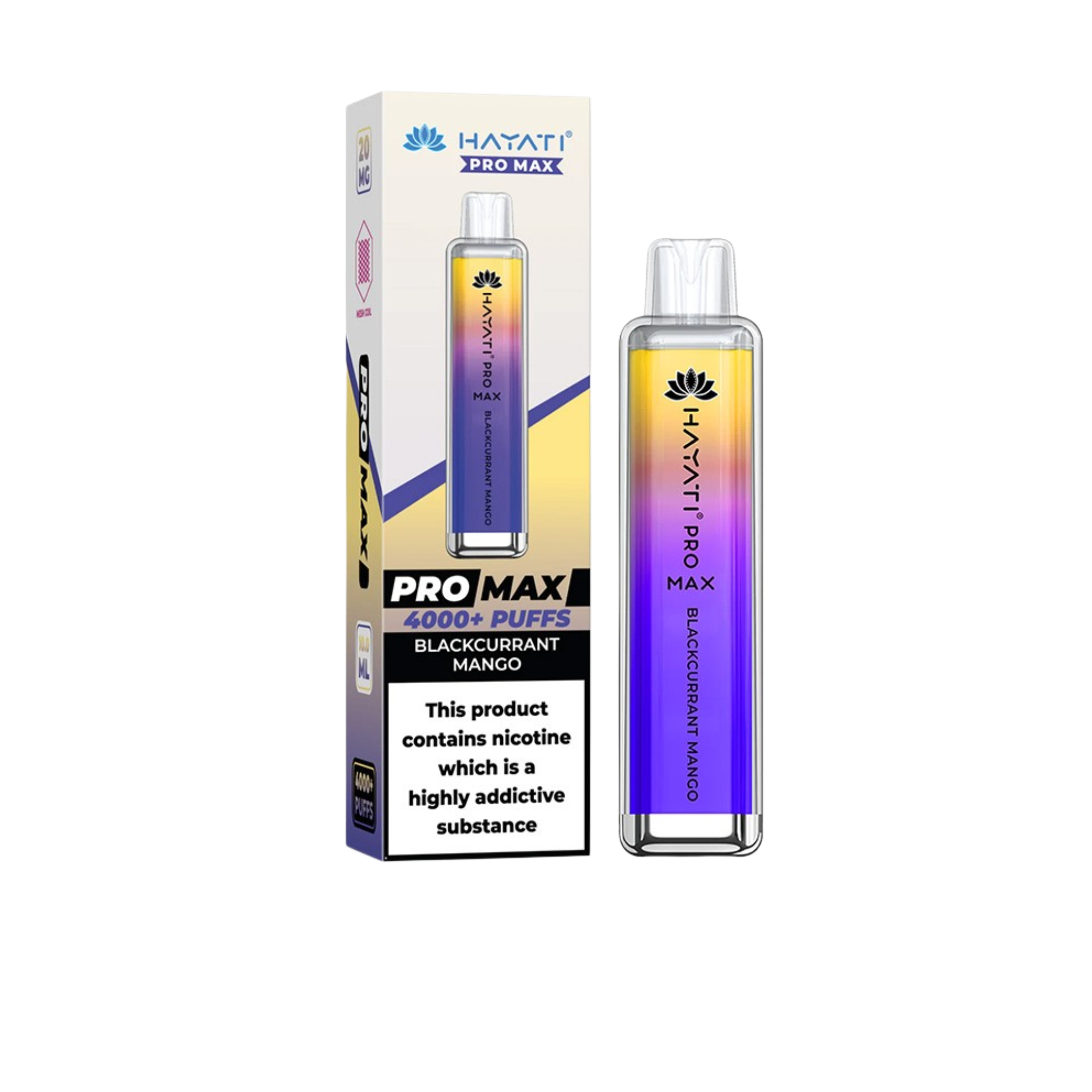 Hayati Pro Max 4K Vape Descartavel
