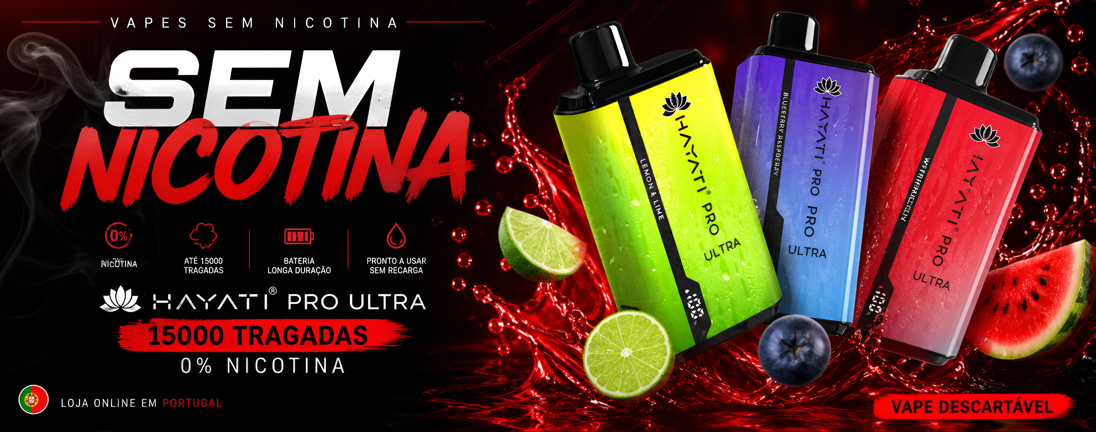 Hayati Pro Ultra Sem Nicotina Banner